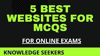 5 Best Websites for Mcqs How To Search mcqs For Online Exam [upl. by Eenal]