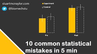 Ten Statistical Mistakes in 5 Min [upl. by Izmar]