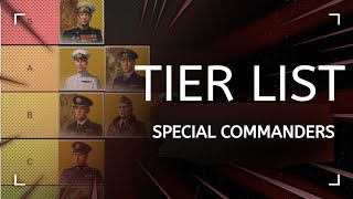 Special Commanders  Tier List [upl. by Knipe690]