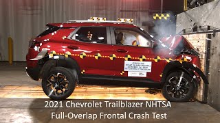 20212023 Chevrolet Trailblazer  Buick Encore GX NHTSA FullOverlap Frontal Crash Test [upl. by Enitsuga253]