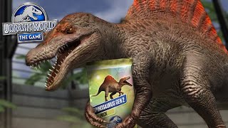 UNLOCKING THE NEW SPINOSAURUS  Jurassic World  The Game  Ep482 HD [upl. by Sivert83]