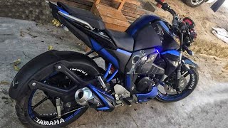 Yamaha FZS version 2 modification 2021 part 2 [upl. by Hervey]