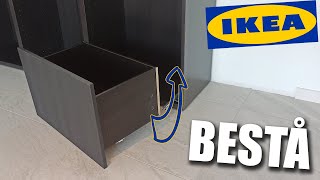 IKEA BESTA  drawer assembly  montage et installation tiroir [upl. by Dnartreb833]