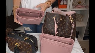 Louis Vuitton Comparison NeoNoe vs Saintonge amp Organizing Lvlovermj [upl. by Ennaej384]