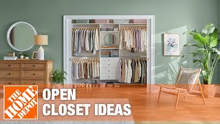 Open Closet Ideas  The Home Depot [upl. by De]