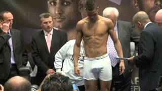 ANTHONY OGOGO PROFESSIONAL DEBUT WEIGHIN  iFILM LONDON  OGOGO v GRAY [upl. by Aro212]