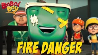 BoBoiBoy English S3EP16  Fire Danger [upl. by Rezzani]