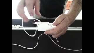 replace cord in a curtain trackAustralia [upl. by Joyan912]