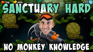 Sanctuary Hard No Monkey Knowledge  Bloons TD 6 [upl. by Ytsur82]