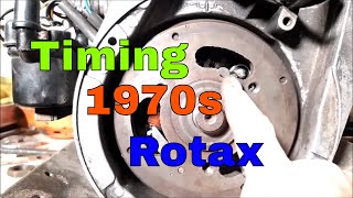 How To Set Ignition Timing On Vintage Ski Doo Rotax Engine [upl. by Samanthia337]