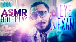 ASMR ROLEPLAY 👨🏻‍⚕️EYE Exam amp Vision Tests 👁️FLASHLIGHT 🔦 [upl. by Wally]