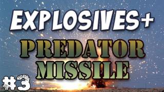 Minecraft  Predator Missiles amp Stealth Bombers  Explosives Mod Part 3 [upl. by Yenattirb]