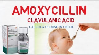 Amoxicillin potassium Clavulanate dose in children [upl. by Yodlem]