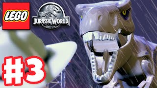 LEGO Jurassic World  Gameplay Walkthrough Part 3  TRex Attack PC [upl. by Heti]