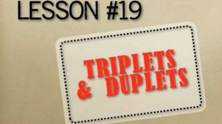 How to Read Music  Lesson 19  Triplets and Duplets [upl. by Sila]