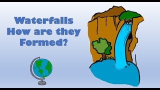 How a Waterfall is formed  labelled diagram and explanation [upl. by Einalem722]