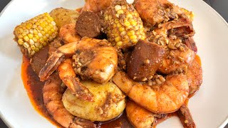 SPICY CAJUN SHRIMP WITH GARLIC BUTTER SAUCE [upl. by Fenella185]