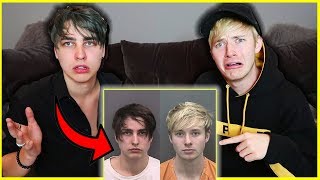 Reacting to Memes of Our Arrest  Colby Brock [upl. by Housen]