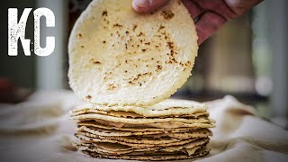 HOW TO MAKE CORN TORTILLAS FROM SCRATCH [upl. by Gamali304]