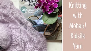 Essentially Feminine Knits book and mohair knitting  TeoMakes [upl. by Asiole]