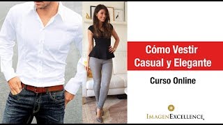 Webinar quotComo Vestir Casual y Elegantequot [upl. by Ramal]