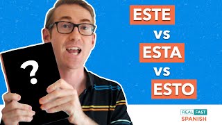 ESTE vs ESTA vs ESTO  What is the BEST translation of THIS [upl. by Tobiah]