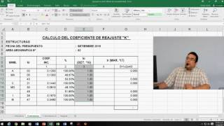 Valorizaciones y Liquidacion de Obras  Ejemplo de Reajustes de Precios [upl. by Goldsmith]