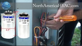 How to replace a Capacitor  HVAC AC Capacitor Replacement [upl. by Anam967]