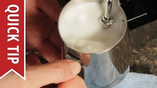 How to AutoFroth Milk for Lattes [upl. by Iek671]