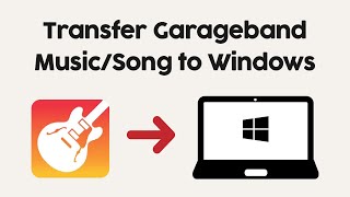 How To Transfer GarageBand Song  Music File to Windows PC from iPhone or iPad [upl. by Eselehs579]