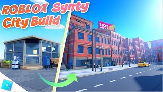 ROBLOX Synty City Build  Studio Speedbuild SHOWCASE BUILD [upl. by Rengaw]