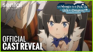 Is it Wrong to Try to Pick Up Girls in a Dungeon Cast Reveal Hestia [upl. by Siskind]