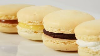 French Macarons Recipe Demonstration  Joyofbakingcom [upl. by Kennet]