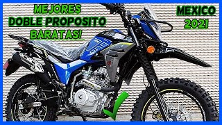 Las mejores Motos DOBLE PROPÓSITO Baratas Top 10 México 2022 Calidad  Precio [upl. by Frankie]