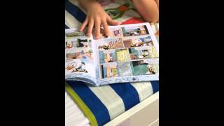 ASMR page turning by 7 yo son in his magazines [upl. by Rintoul]