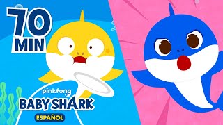 Mix  Baby Shark en español  Tiburón Bebé  Recopilación  Las Mejores Canciones de Tiburón Bebé [upl. by Chelsie]