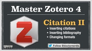 Zotero Tutorial Inserting Citations into Texts [upl. by Muhcon873]