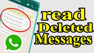 How to Read Deleted WhatsApp Messages [upl. by Tiffany]