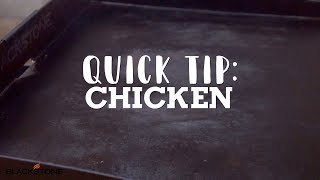 Quick Tip How to Cook Chicken  Blackstone Griddle [upl. by Emera]