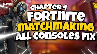 How To Fix Fortnite Chapter 4 Matchmaking Issues on PS5  PS4  Xbox [upl. by Donavon146]