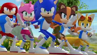 Sonic Boom Soccer Dance Scene Sticks and Amy Recut [upl. by Ferrigno]