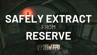 Tarkov How to SAFELY Extract from Reserve using Bunker Hermetic Door [upl. by Ayin787]