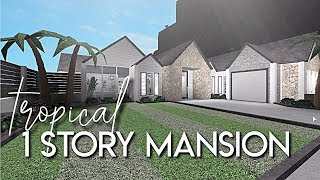 Bloxburg One Story Mansion [upl. by Cartwright]