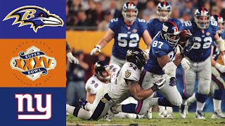 Ravens vs Giants Super Bowl XXXV [upl. by Rebmyt]