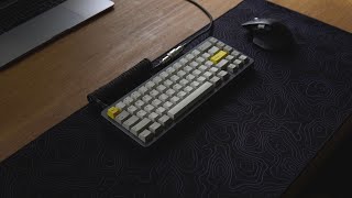 Lubed and Filmed Silent Alpaca Sound Test  KBDFans D65 PC Plate [upl. by Acnalb93]