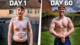 From Overweight to Fit  My Little Brothers 60 Day Body Transformation [upl. by Kciredohr]