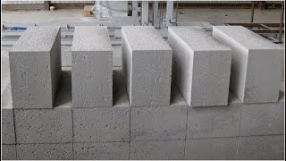 How to produce lightweight aerated concrete blocks non autoclaved [upl. by Ardnas469]