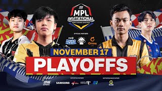 FILIPINO ONE Esports MPL Invitational 2023  Day 3  Playoffs [upl. by Eniamart]