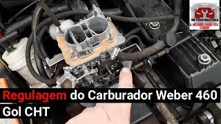 Regulagem do Carburador Weber 460 Gol CHT  Vídeo Nº 261 [upl. by Nyladnor824]