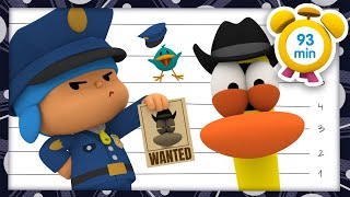 👮 POCOYO in ENGLISH  I want to be police  93 min   Full Episodes  VIDEOS and CARTOONS for KIDS [upl. by Starlin]